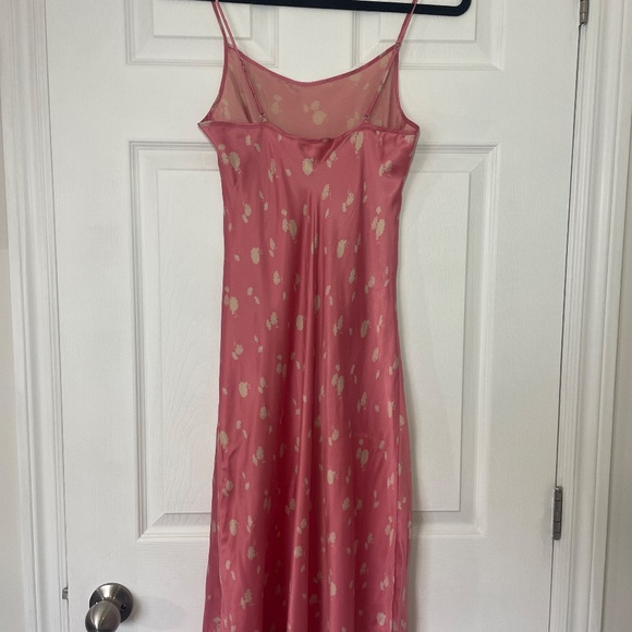 Women's Satin Slip Dress - Picture 3 of 5